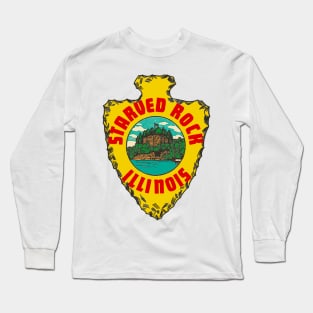 Vintage Starved Rock Decal Long Sleeve T-Shirt